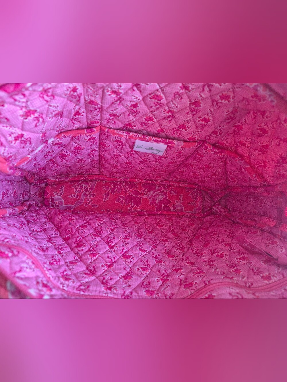 Vera Bradley Hope Toile Small Duffle Travel Bag - Picture 7 of 7